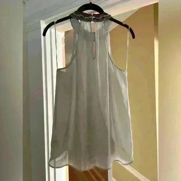 ZARA Blouse with Beaded Collar - Picture 5 of 7